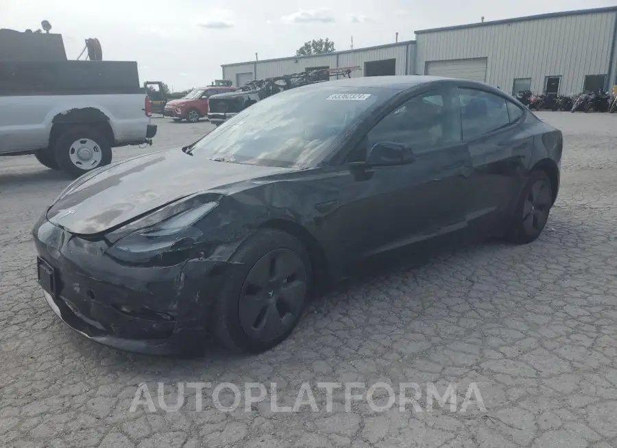 TESLA MODEL 3 2021 vin 5YJ3E1EBXMF992590 from auto auction Copart