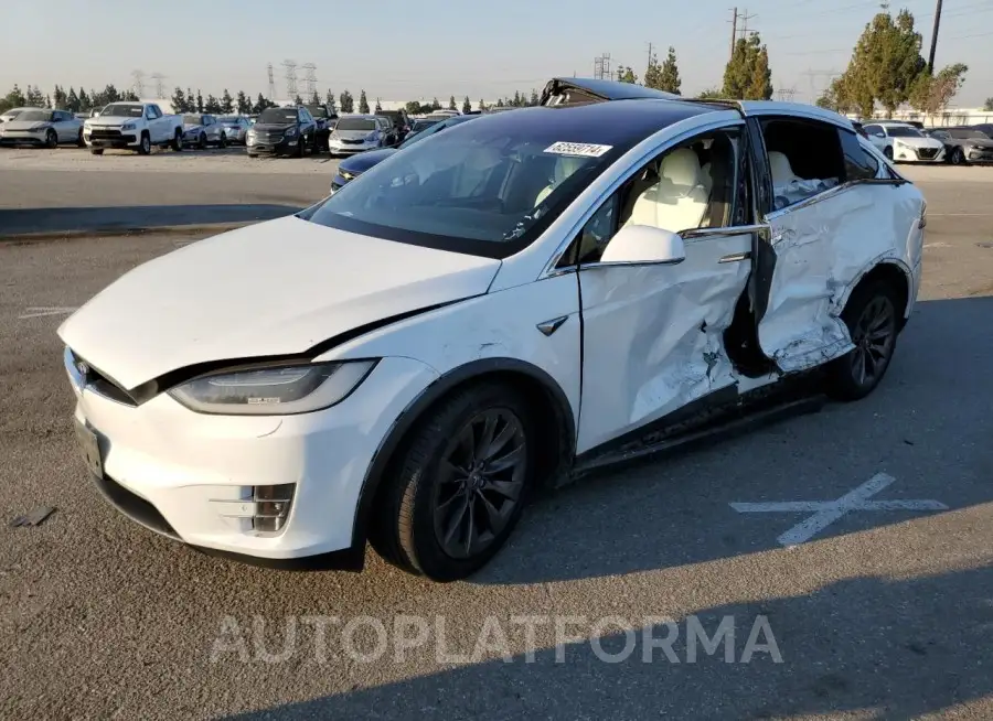 TESLA MODEL X 2018 vin 5YJXCAE28JF090605 from auto auction Copart