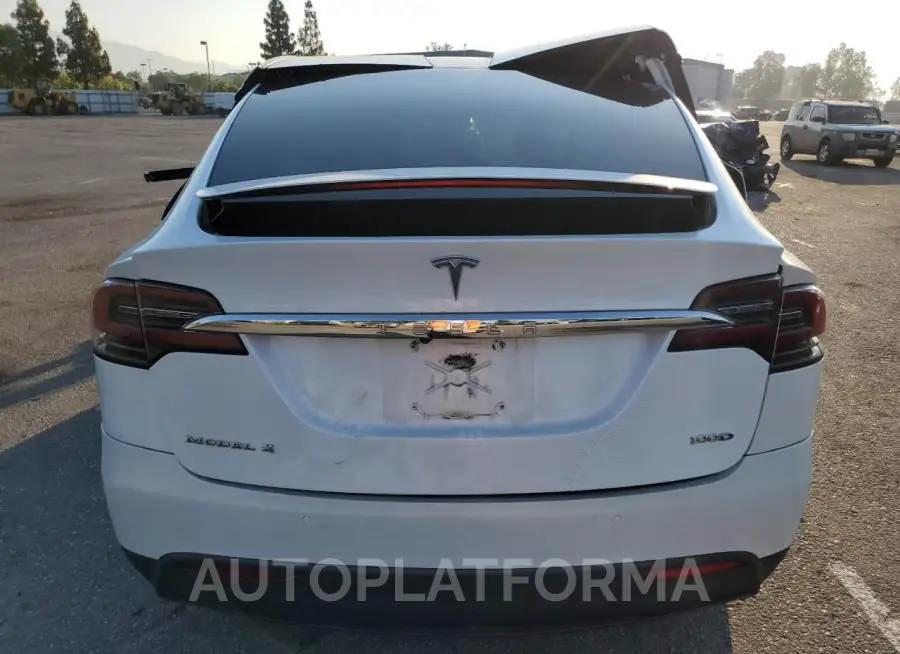 TESLA MODEL X 2018 vin 5YJXCAE28JF090605 from auto auction Copart