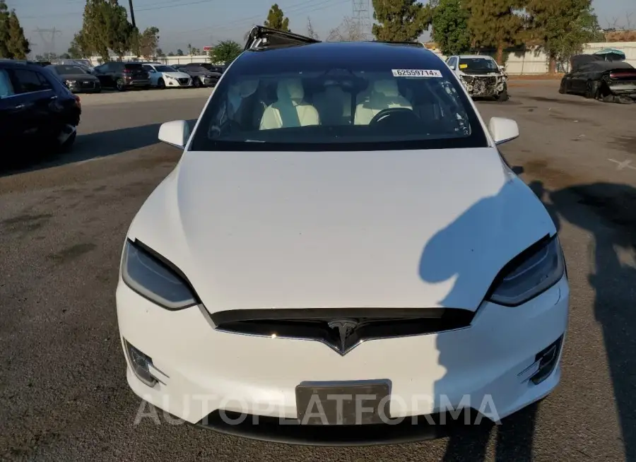 TESLA MODEL X 2018 vin 5YJXCAE28JF090605 from auto auction Copart