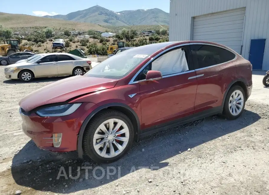 TESLA MODEL X 2016 vin 5YJXCAE47GFS00554 from auto auction Copart