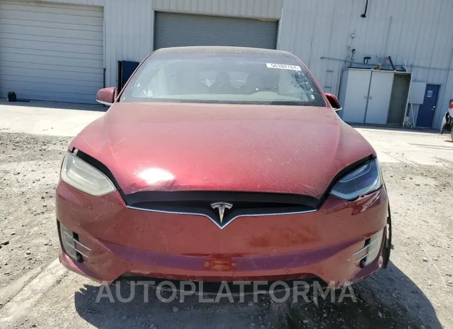 TESLA MODEL X 2016 vin 5YJXCAE47GFS00554 from auto auction Copart