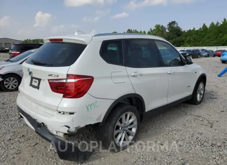 BMW X3 SDRIVE2 2017 vin 5UXWZ7C33H0V93037 from auto auction Copart