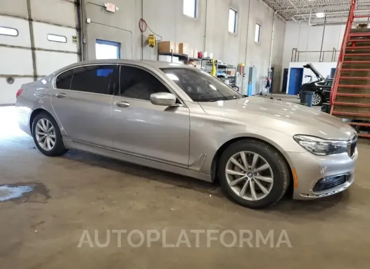 BMW 740 I 2016 vin WBA7E2C55GG738779 from auto auction Copart