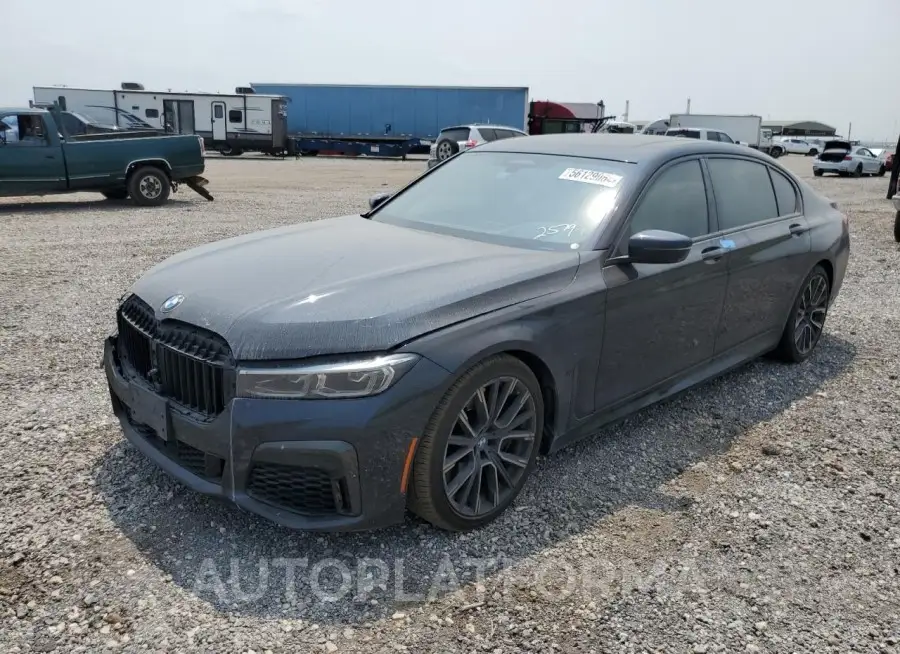 BMW 750 XI 2021 vin WBA7U2C01MCG02579 from auto auction Copart