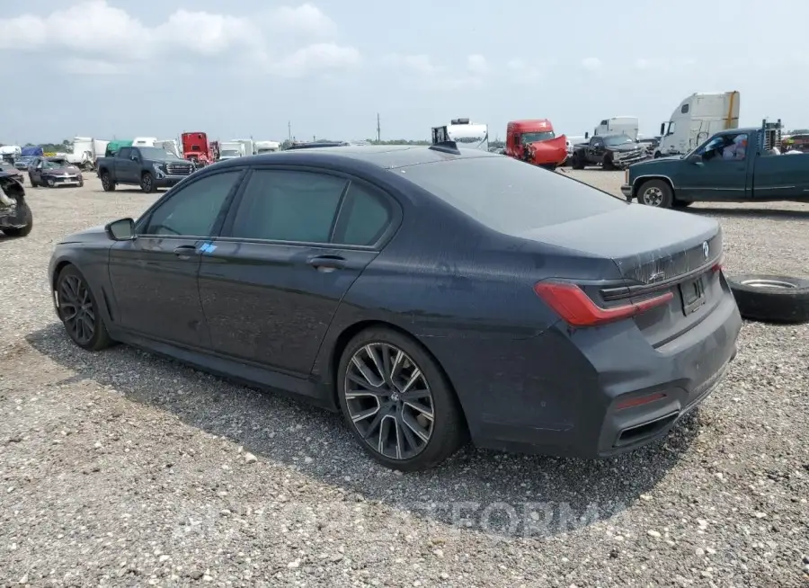 BMW 750 XI 2021 vin WBA7U2C01MCG02579 from auto auction Copart