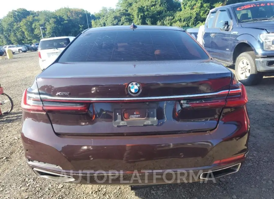 BMW 750 XI 2020 vin WBA7U2C03LGJ59534 from auto auction Copart