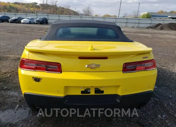 CHEVROLET CAMARO LT 2015 vin 2G1FF3D3XF9107420 from auto auction Copart