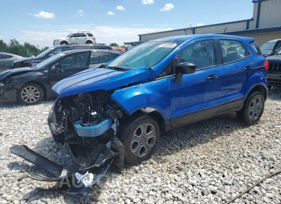 FORD ECOSPORT S 2022 vin MAJ6S3FL2NC460215 from auto auction Copart