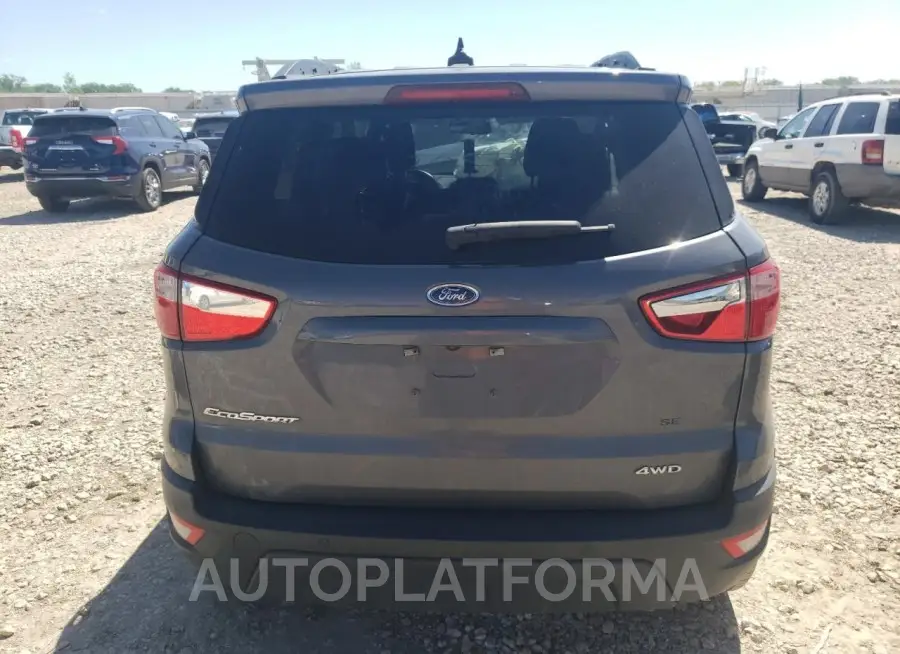 FORD ECOSPORT S 2019 vin MAJ6S3GL0KC262176 from auto auction Copart