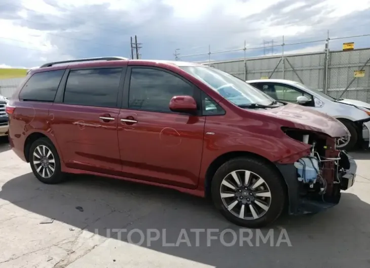 TOYOTA SIENNA XLE 2020 vin 5TDDZ3DC9LS238900 from auto auction Copart