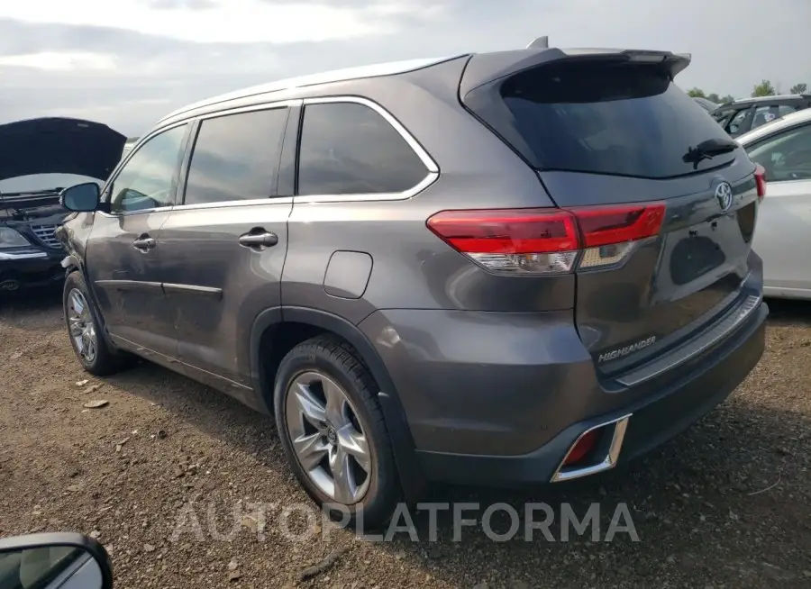 TOYOTA HIGHLANDER 2018 vin 5TDDZRFHXJS865405 from auto auction Copart