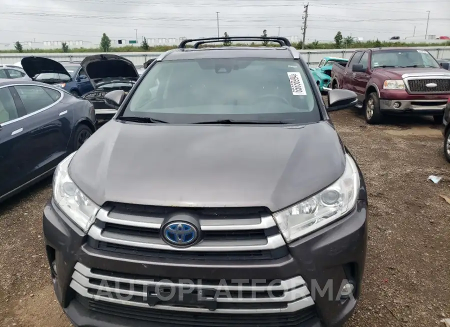 TOYOTA HIGHLANDER 2017 vin 5TDJGRFH8HS031278 from auto auction Copart