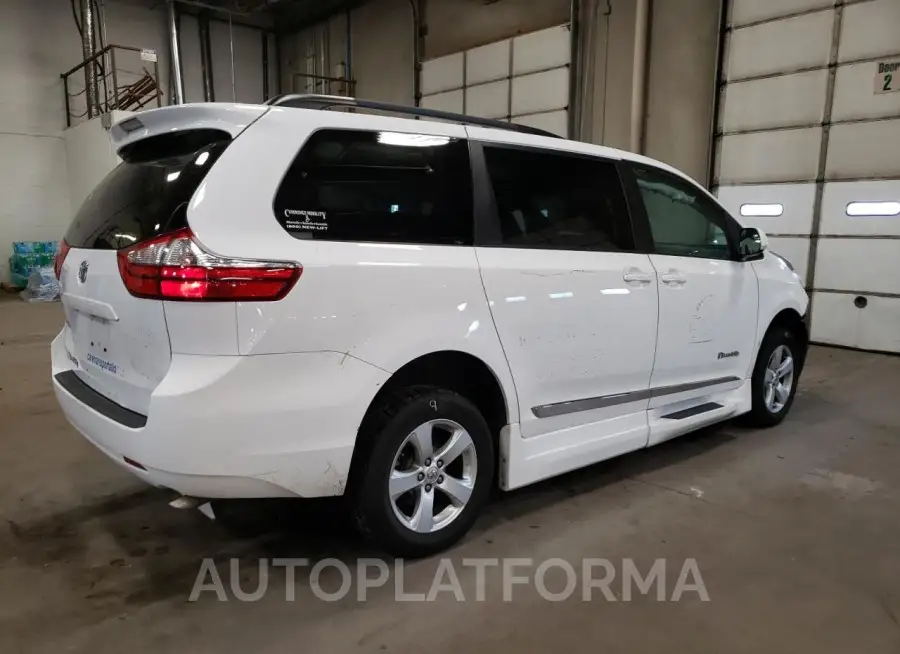 TOYOTA SIENNA LE 2017 vin 5TDKZ3DC4HS800779 from auto auction Copart