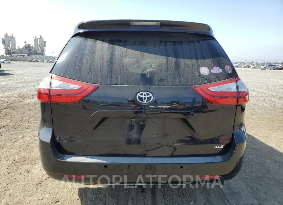 TOYOTA SIENNA XLE 2016 vin 5TDYK3DC1GS742594 from auto auction Copart