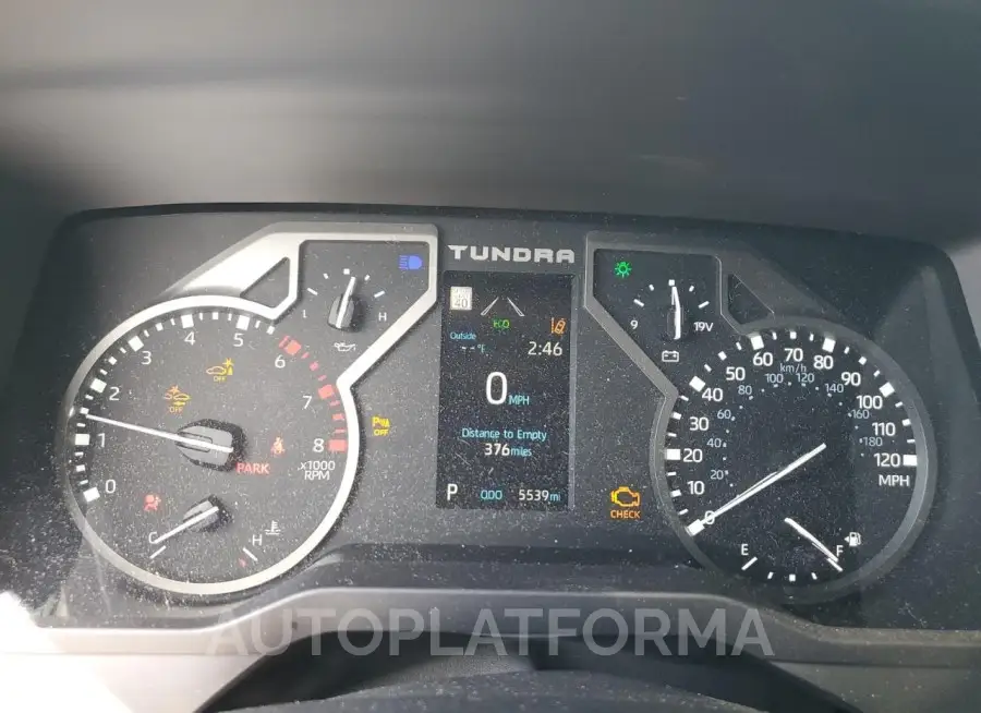 TOYOTA TUNDRA CRE 2022 vin 5TFLA5AB7NX016797 from auto auction Copart