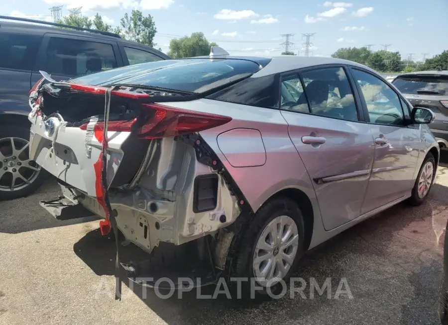 TOYOTA PRIUS PRIM 2021 vin JTDKAMFP5M3191193 from auto auction Copart