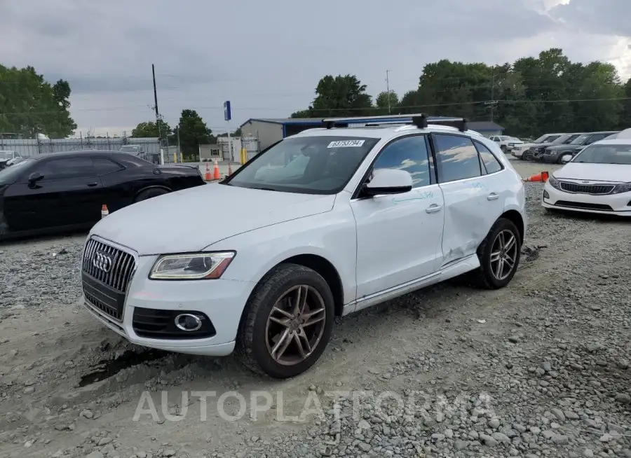 AUDI Q5 PREMIUM 2016 vin WA1L2AFP7GA063029 from auto auction Copart