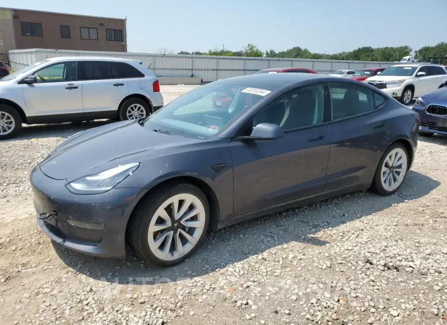 TESLA MODEL 3 2021 vin 5YJ3E1EB1MF850192 from auto auction Copart