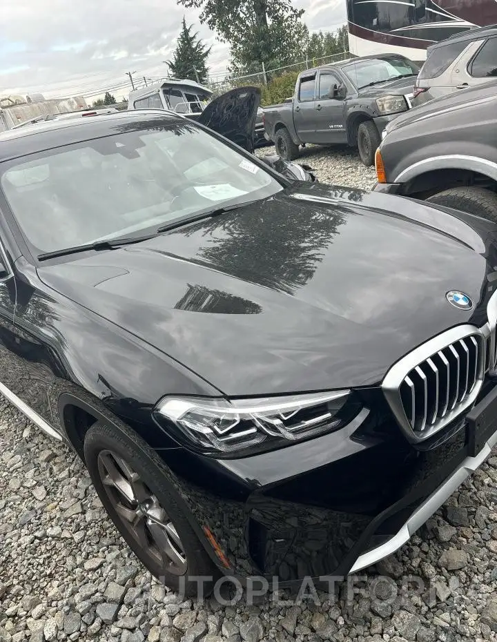 BMW X3 XDRIVE3 2023 vin 5UX53DP07P9S48745 from auto auction Copart