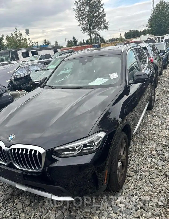 BMW X3 XDRIVE3 2023 vin 5UX53DP07P9S48745 from auto auction Copart