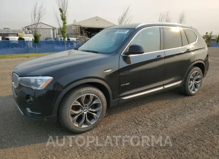 BMW X3 XDRIVE2 2016 vin 5UXWX9C51G0D77580 from auto auction Copart