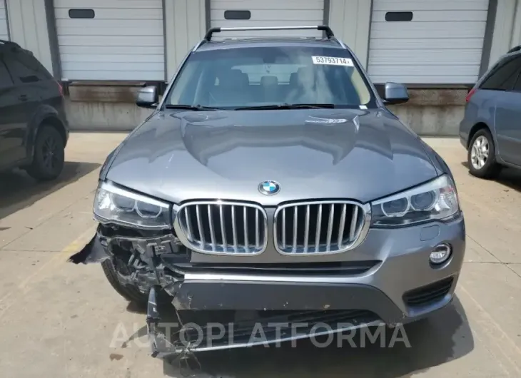 BMW X3 XDRIVE2 2016 vin 5UXWY3C52G0N86737 from auto auction Copart