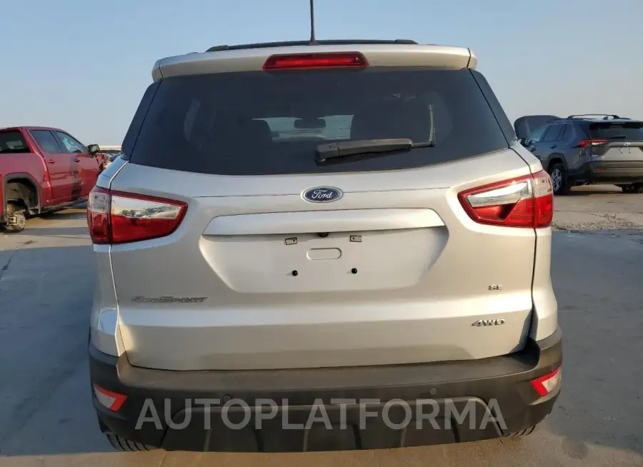 FORD ECOSPORT S 2020 vin MAJ6S3GL0LC326119 from auto auction Copart