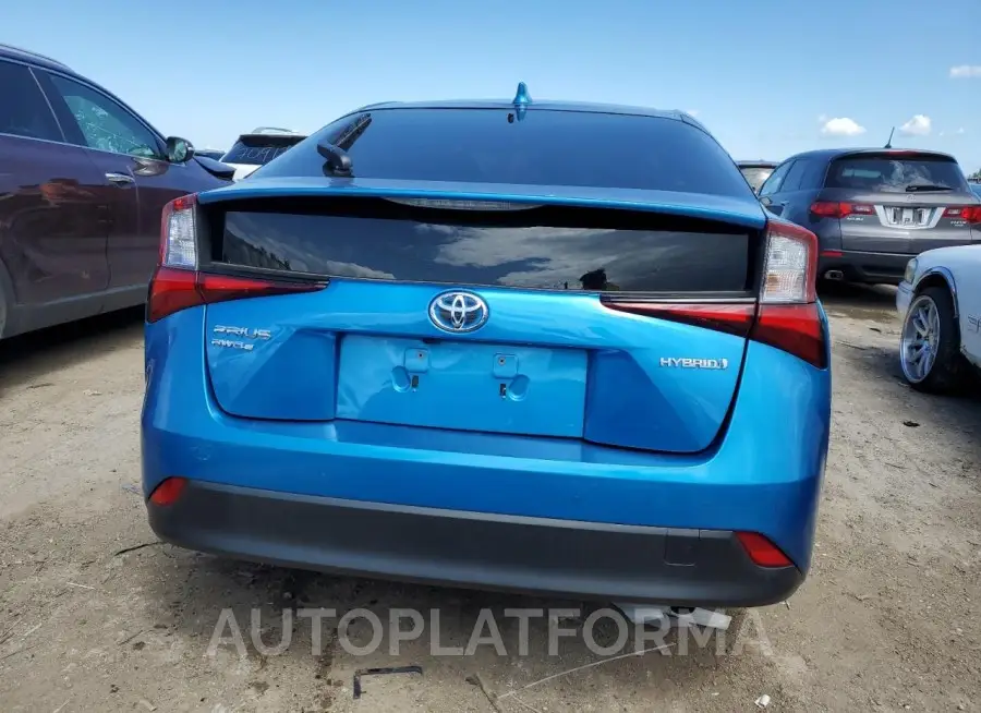 TOYOTA PRIUS LE 2022 vin JTDL9MFU1N3035978 from auto auction Copart