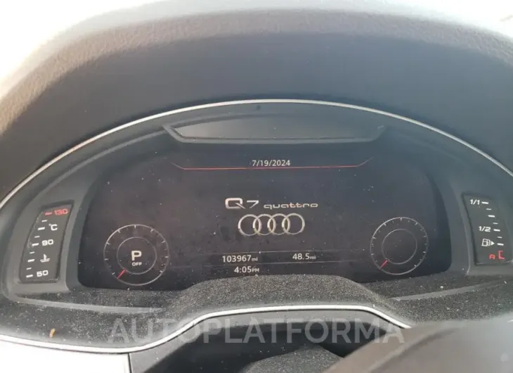 AUDI Q7 PREMIUM 2017 vin WA1LAAF76HD027030 from auto auction Copart