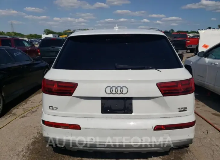 AUDI Q7 PREMIUM 2017 vin WA1LAAF76HD027030 from auto auction Copart