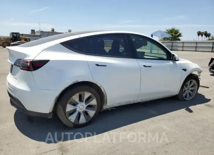 TESLA MODEL Y 2022 vin 7SAYGDEE3NF437576 from auto auction Copart