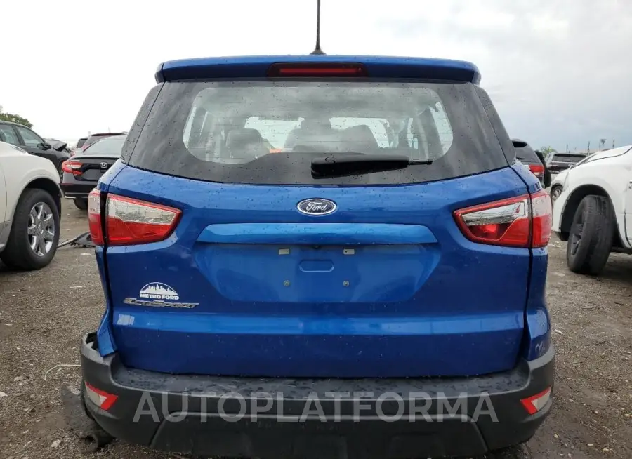 FORD ECOSPORT S 2021 vin MAJ3S2FE4MC453215 from auto auction Copart