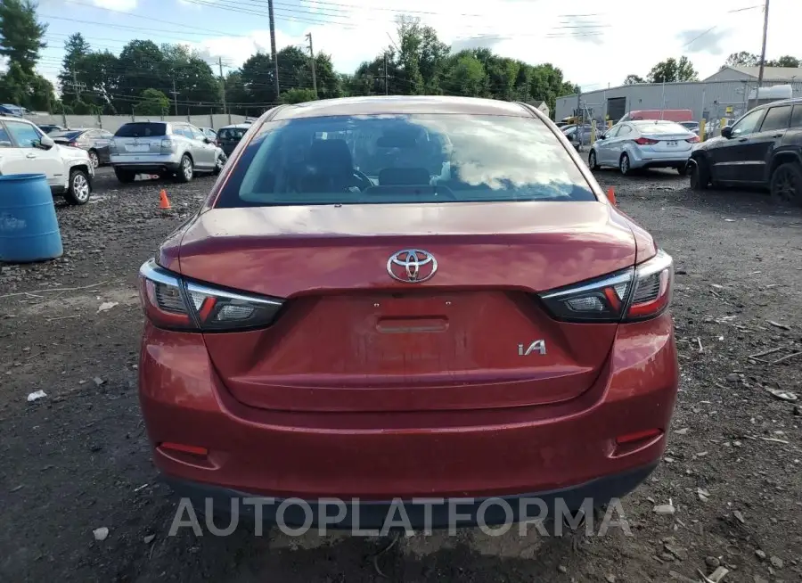 TOYOTA YARIS IA 2018 vin 3MYDLBYV0JY314485 from auto auction Copart