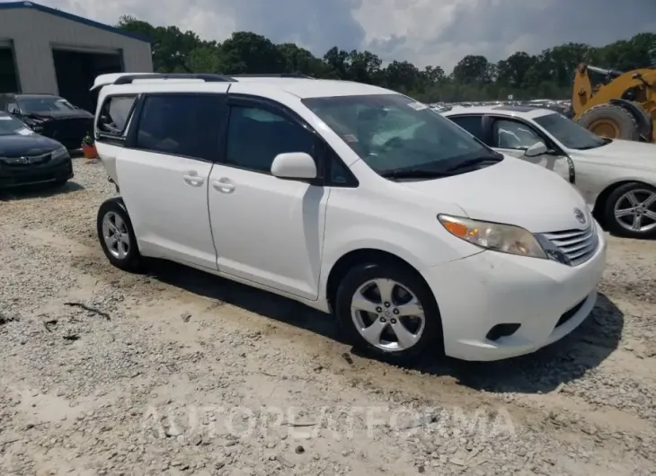 TOYOTA SIENNA LE 2017 vin 5TDKZ3DC0HS799727 from auto auction Copart