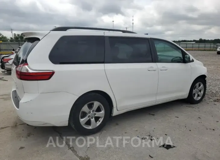 TOYOTA SIENNA LE 2017 vin 5TDKZ3DC2HS830945 from auto auction Copart