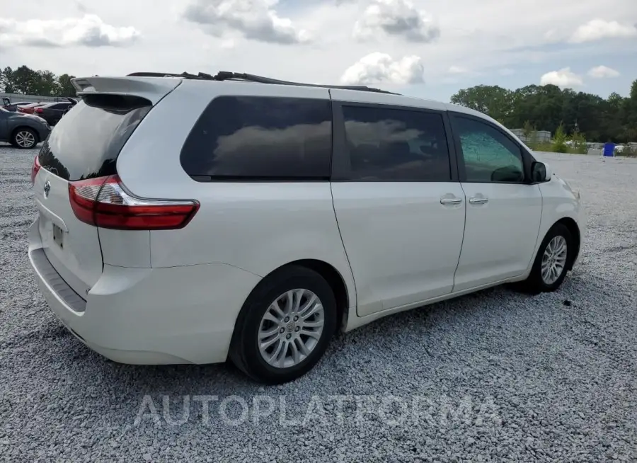 TOYOTA SIENNA XLE 2015 vin 5TDYK3DC9FS641172 from auto auction Copart