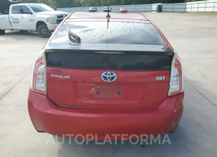 TOYOTA PRIUS 2015 vin JTDKN3DU3F0476051 from auto auction Copart