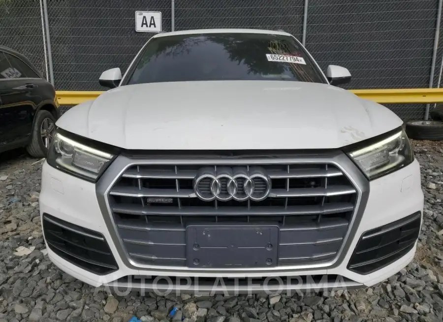 AUDI Q5 PREMIUM 2018 vin WA1ANAFY8J2010946 from auto auction Copart