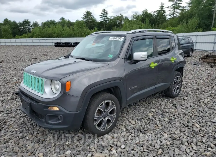 JEEP RENEGADE L 2016 vin ZACCJBDT3GPE35934 from auto auction Copart