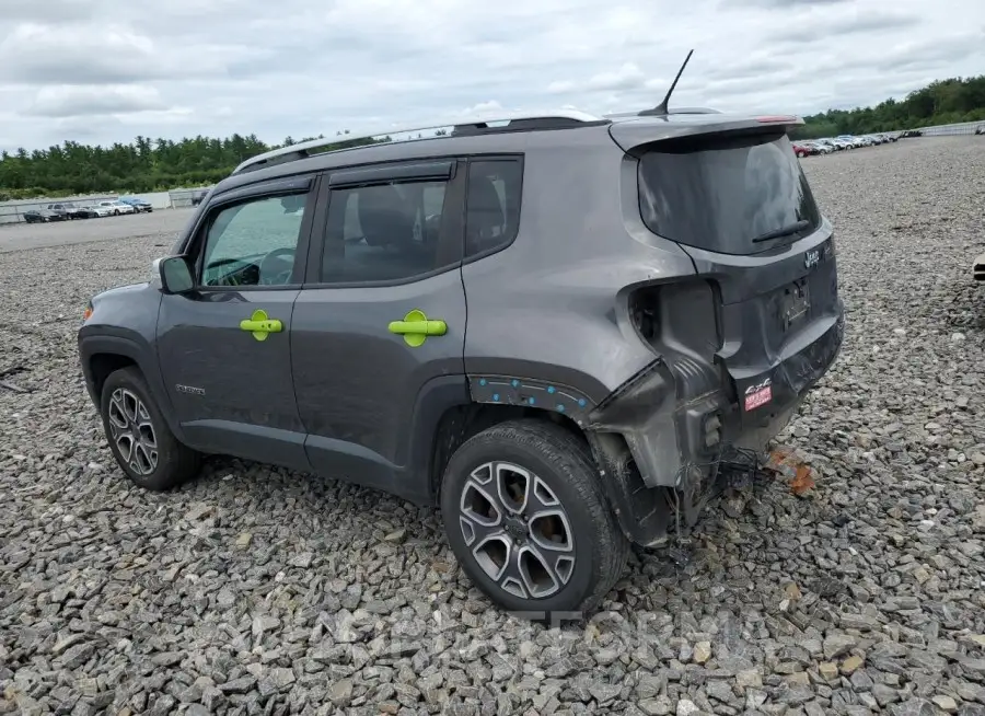 JEEP RENEGADE L 2016 vin ZACCJBDT3GPE35934 from auto auction Copart