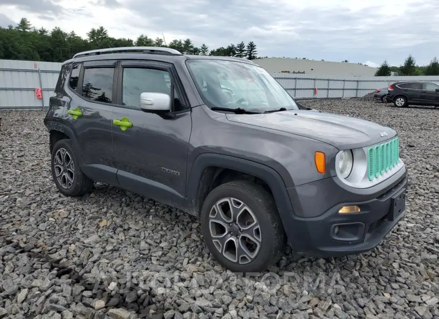 JEEP RENEGADE L 2016 vin ZACCJBDT3GPE35934 from auto auction Copart