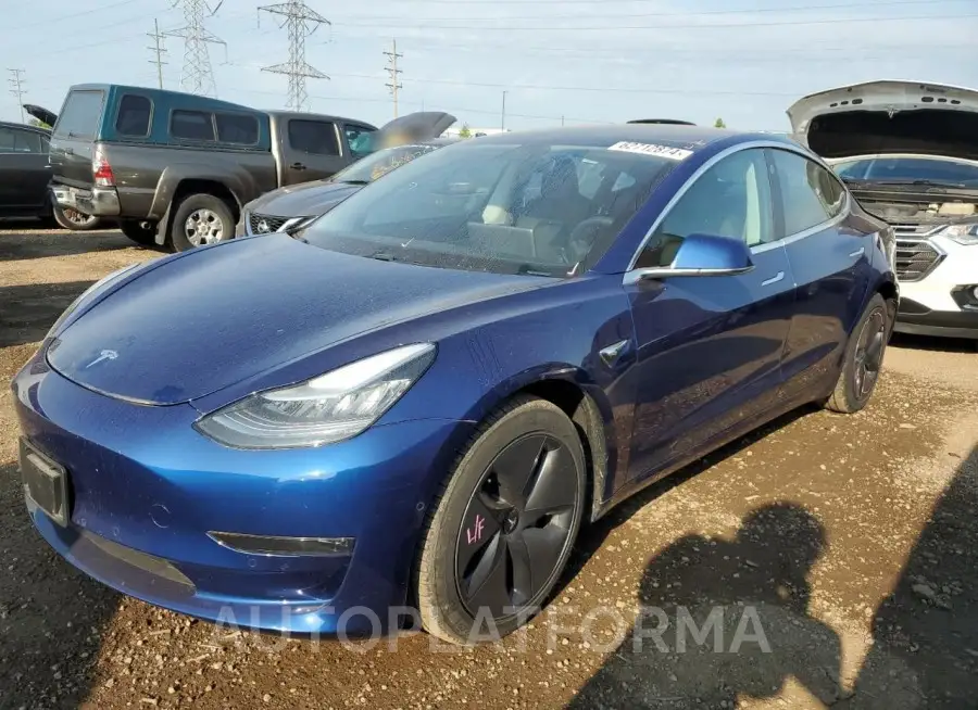 TESLA MODEL 3 2020 vin 5YJ3E1EB5LF617575 from auto auction Copart