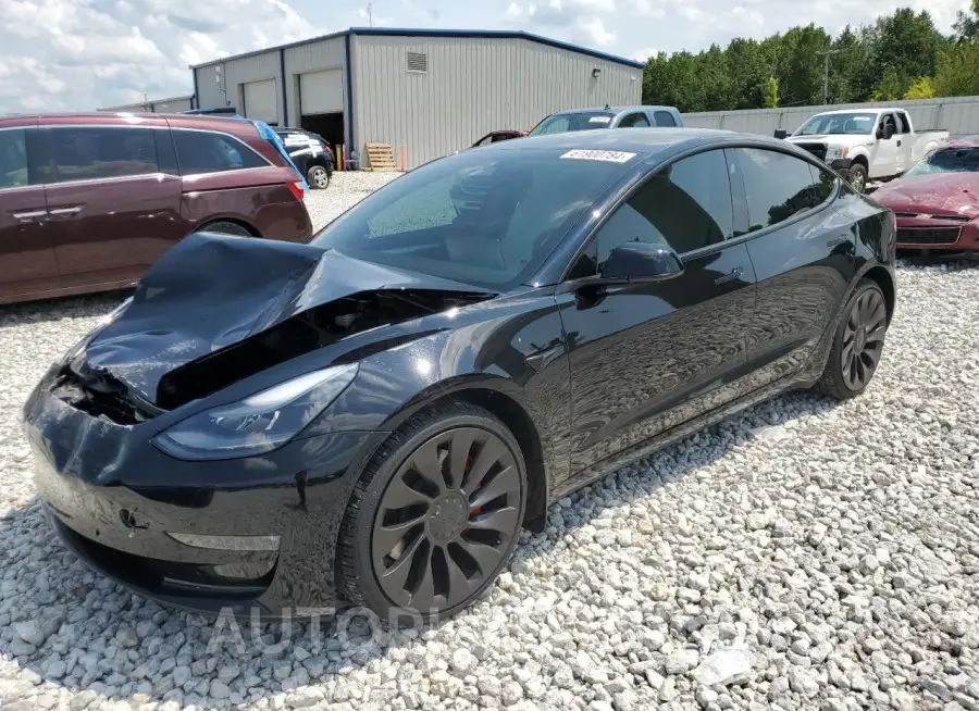 TESLA MODEL 3 2022 vin 5YJ3E1EC6NF179743 from auto auction Copart