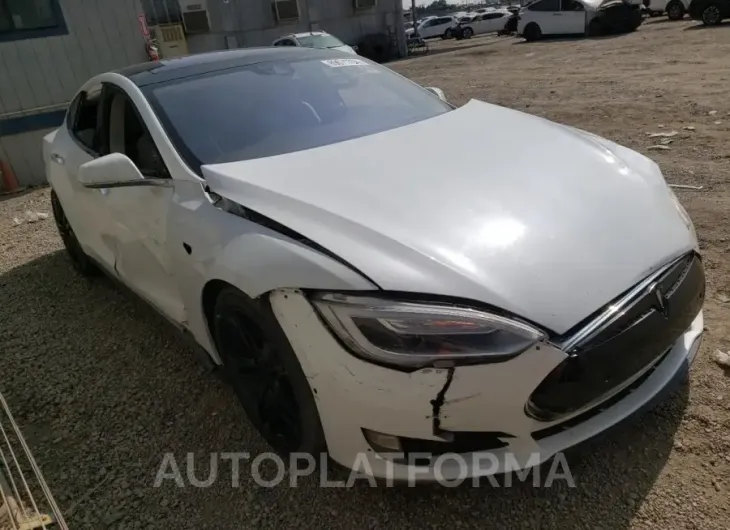 TESLA MODEL S 2015 vin 5YJSA1E24FF105205 from auto auction Copart