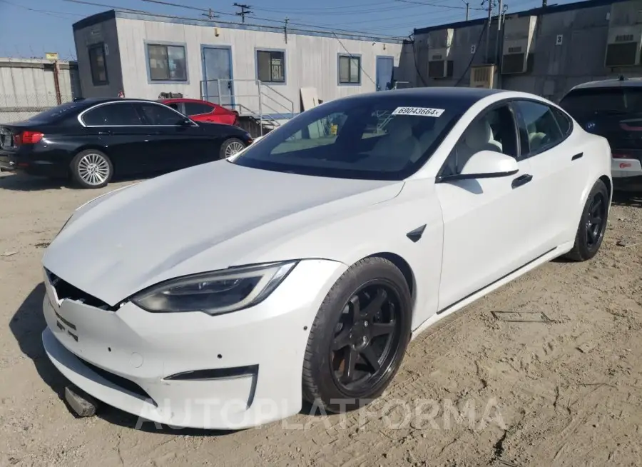 TESLA MODEL S 2021 vin 5YJSA1E60MF442552 from auto auction Copart