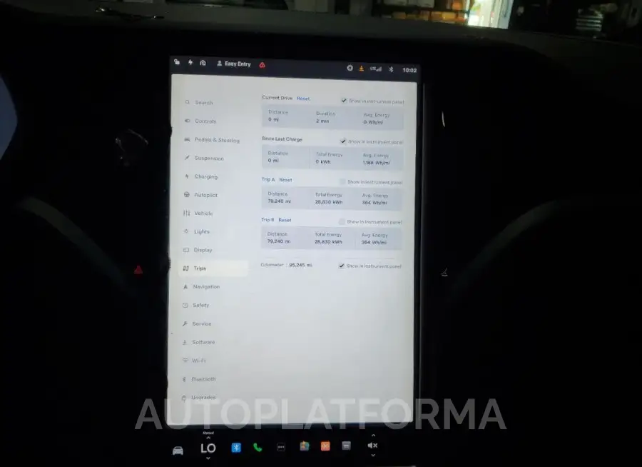 TESLA MODEL X 2018 vin 5YJXCAE20JF136573 from auto auction Copart