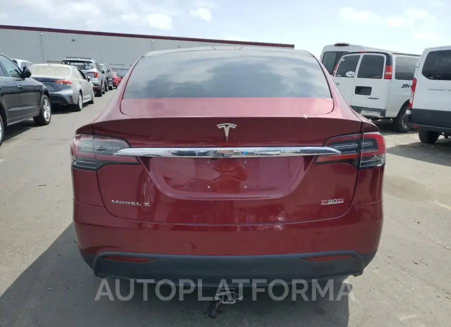 TESLA MODEL X 2016 vin 5YJXCAE43GFS00583 from auto auction Copart