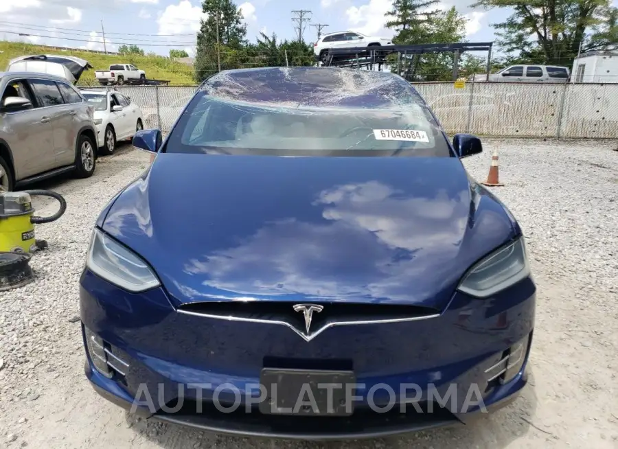 TESLA MODEL X 2017 vin 5YJXCBE21HF050303 from auto auction Copart