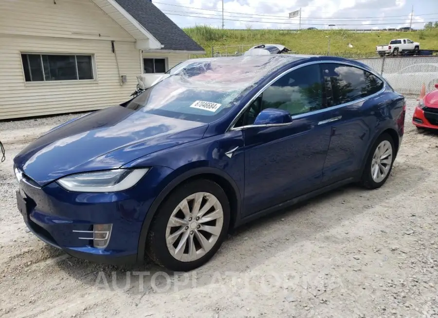 TESLA MODEL X 2017 vin 5YJXCBE21HF050303 from auto auction Copart